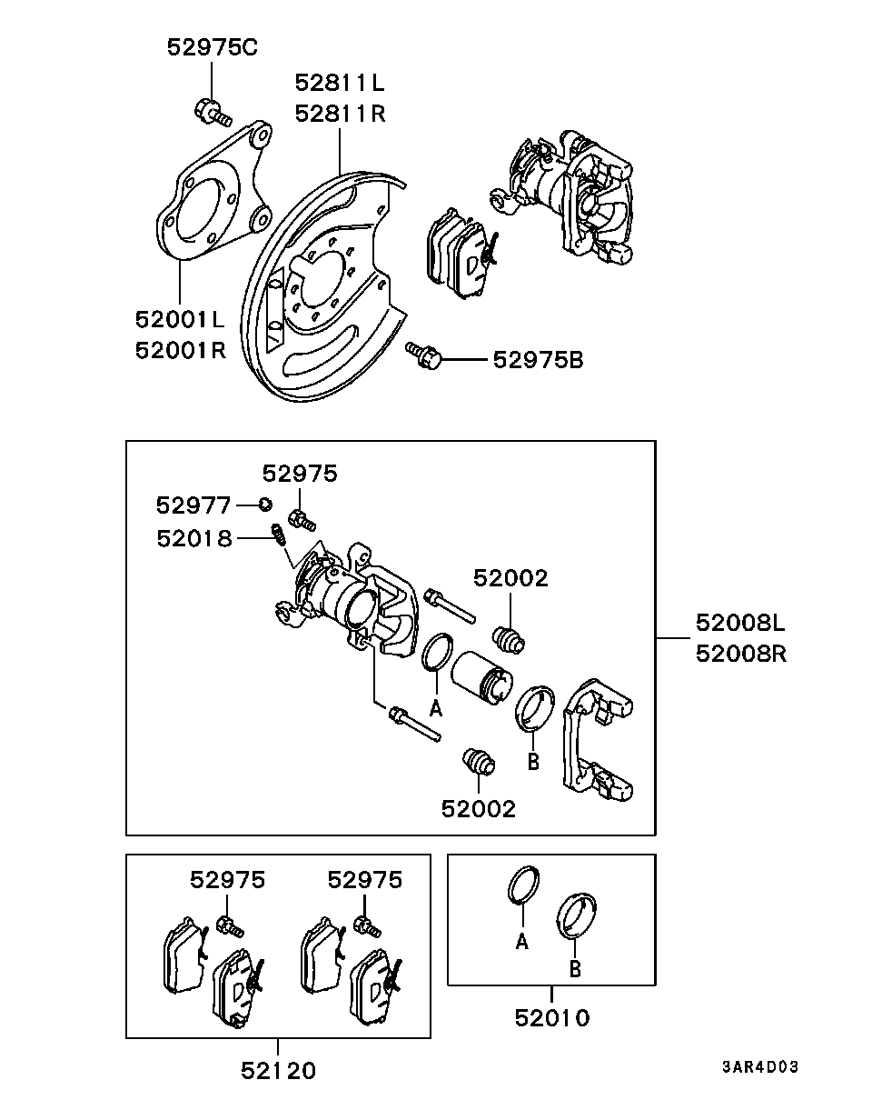 Mitsubishi M345677 - Təmir dəsti, əyləc kaliperi furqanavto.az