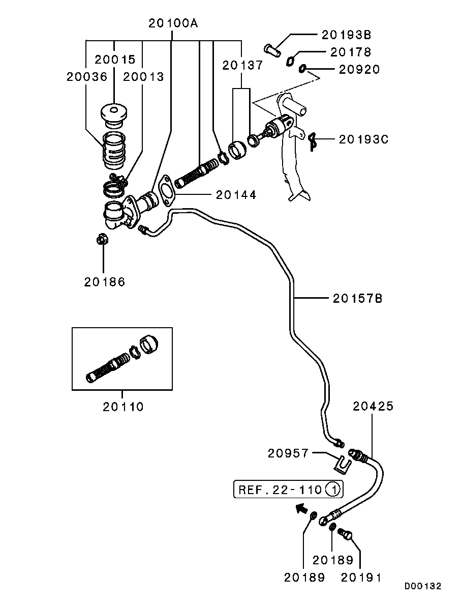 Mitsubishi MR151616 - Usta silindr, mufta furqanavto.az