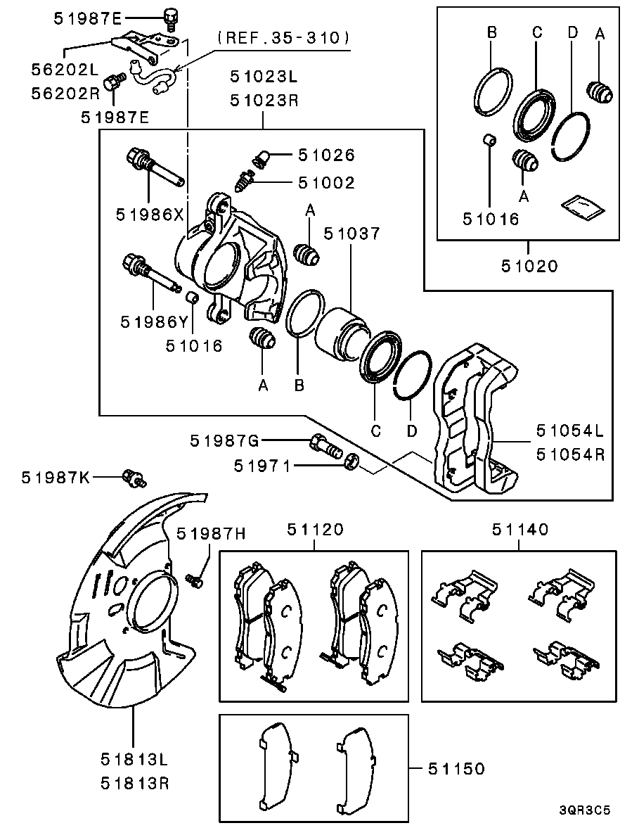 Mitsubishi MR955109 - Piston, əyləc kaliperi furqanavto.az