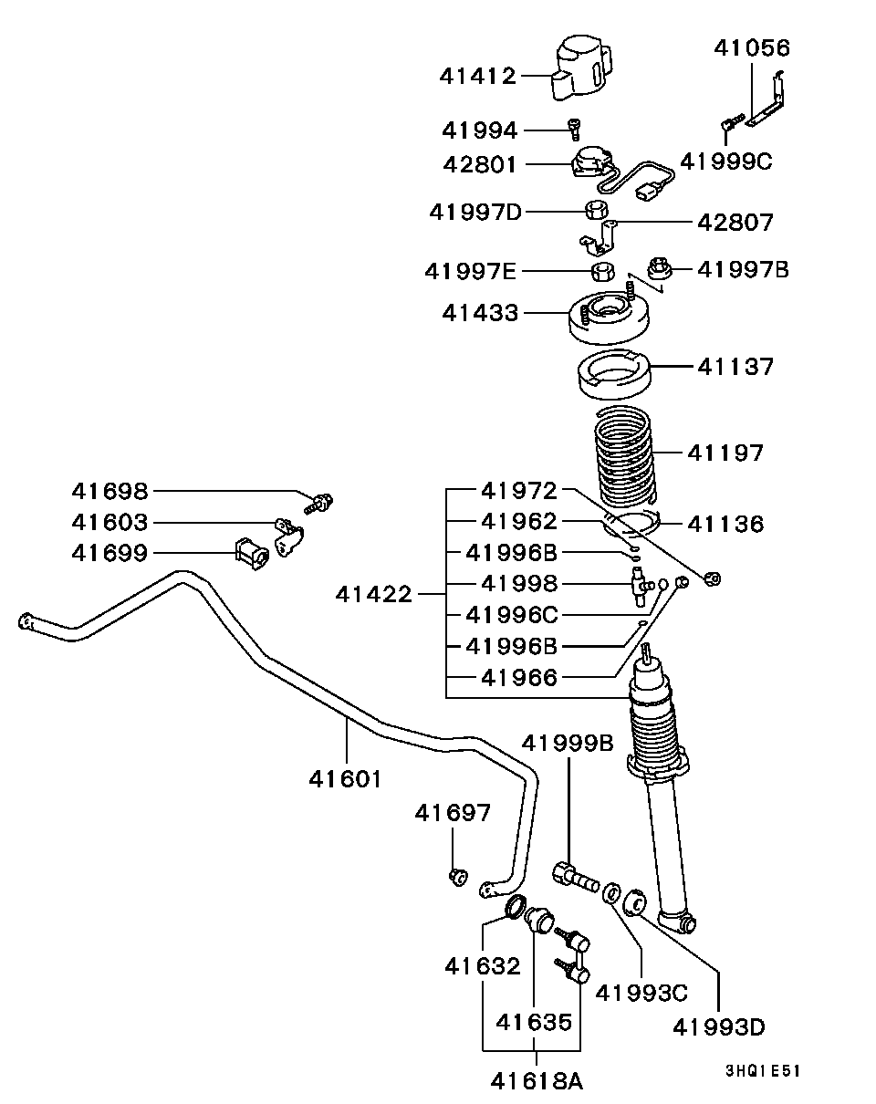 Mitsubishi MB911284 - Amortizator furqanavto.az