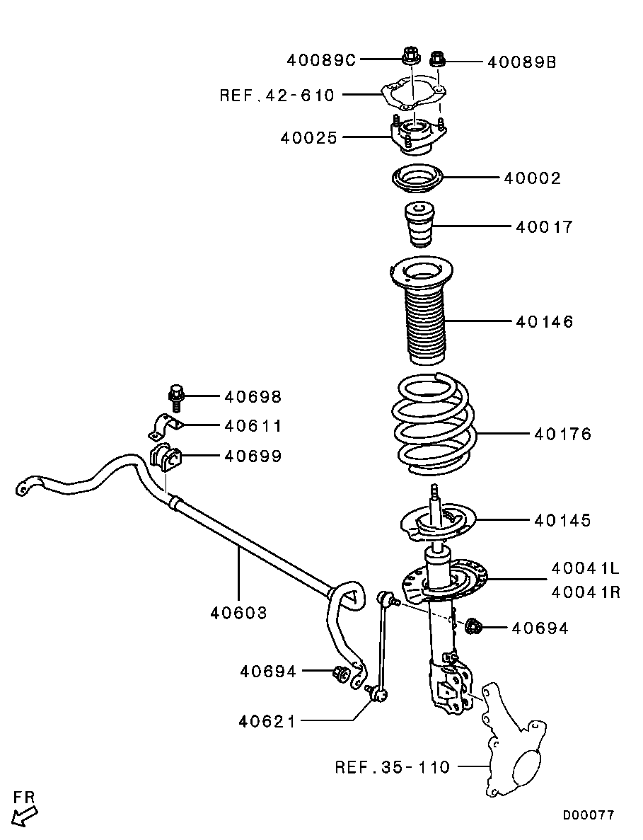 PEUGEOT MN101368 - Çubuq / Strut, stabilizator furqanavto.az