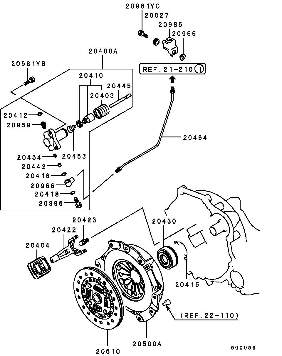 TOYOTA MD733228 - Qul silindr, mufta furqanavto.az