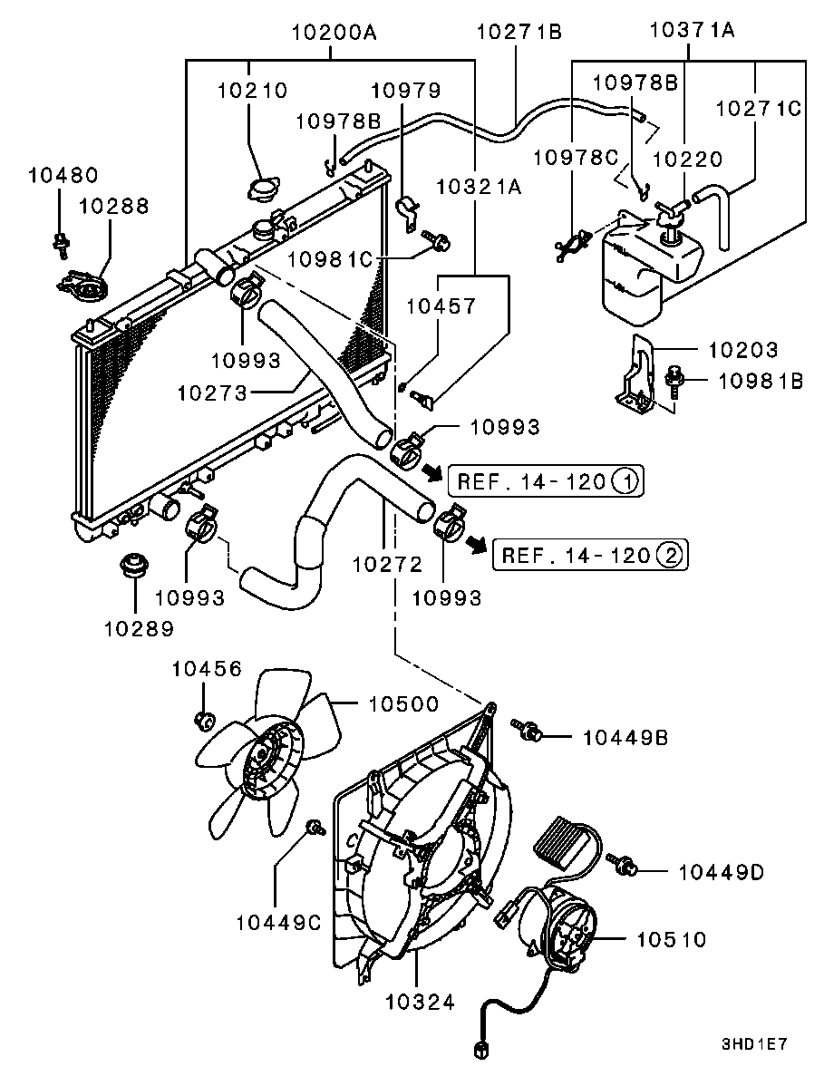 Mitsubishi MR481216 - Mühürləmə qapağı, radiator furqanavto.az