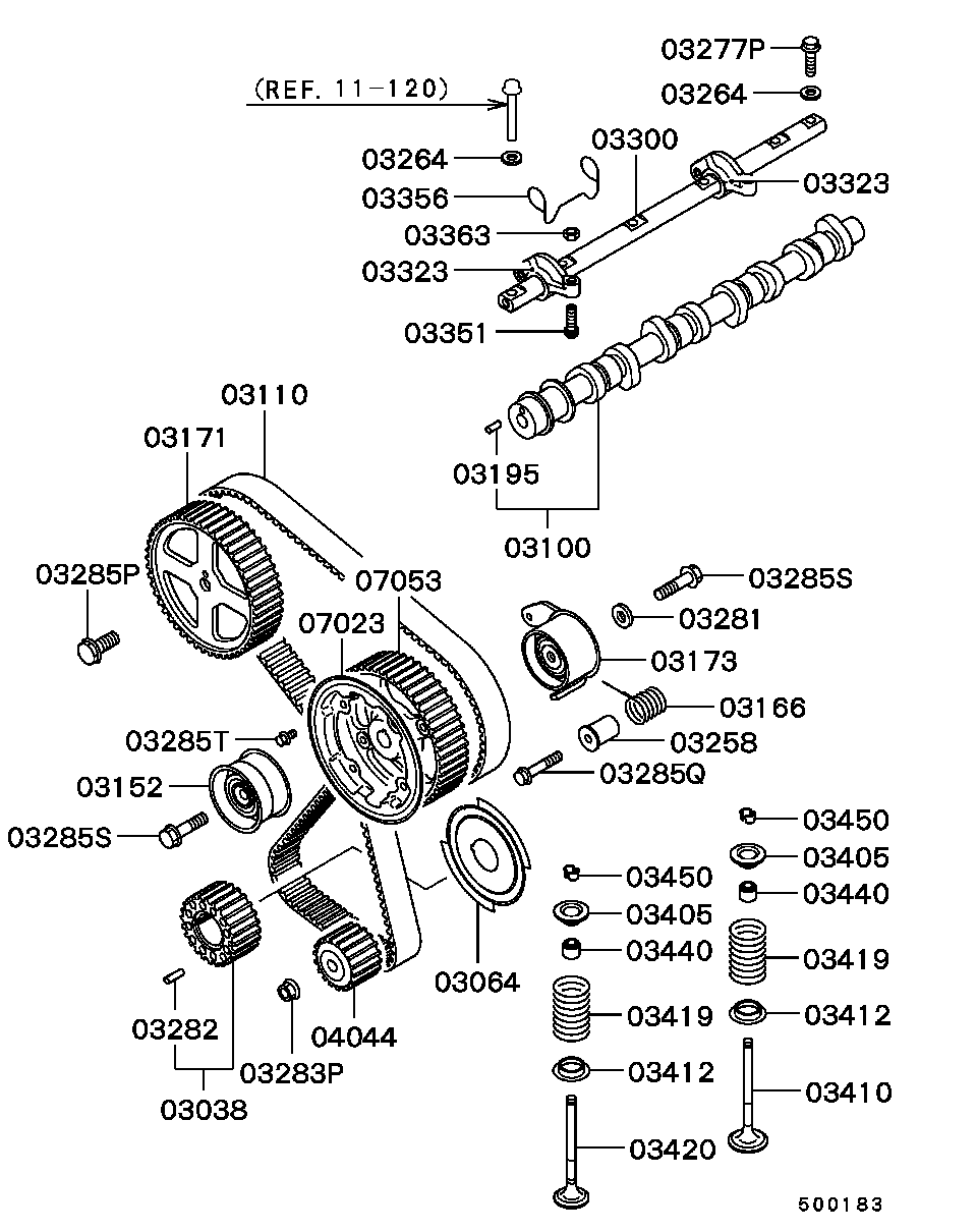 Mitsubishi MD192319 - Vaxt kəməri furqanavto.az