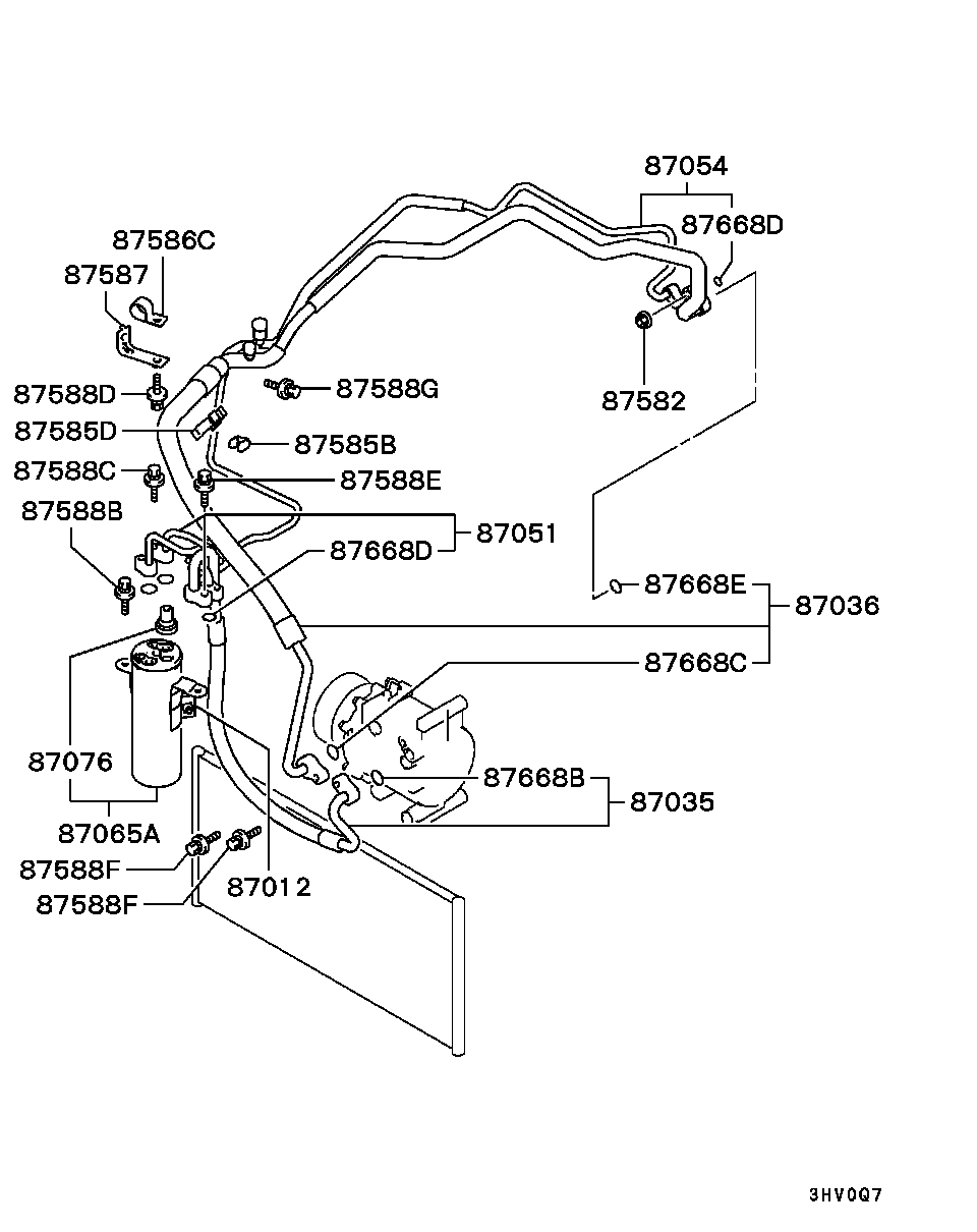 Mitsubishi MR398069 - Quruducu, kondisioner furqanavto.az