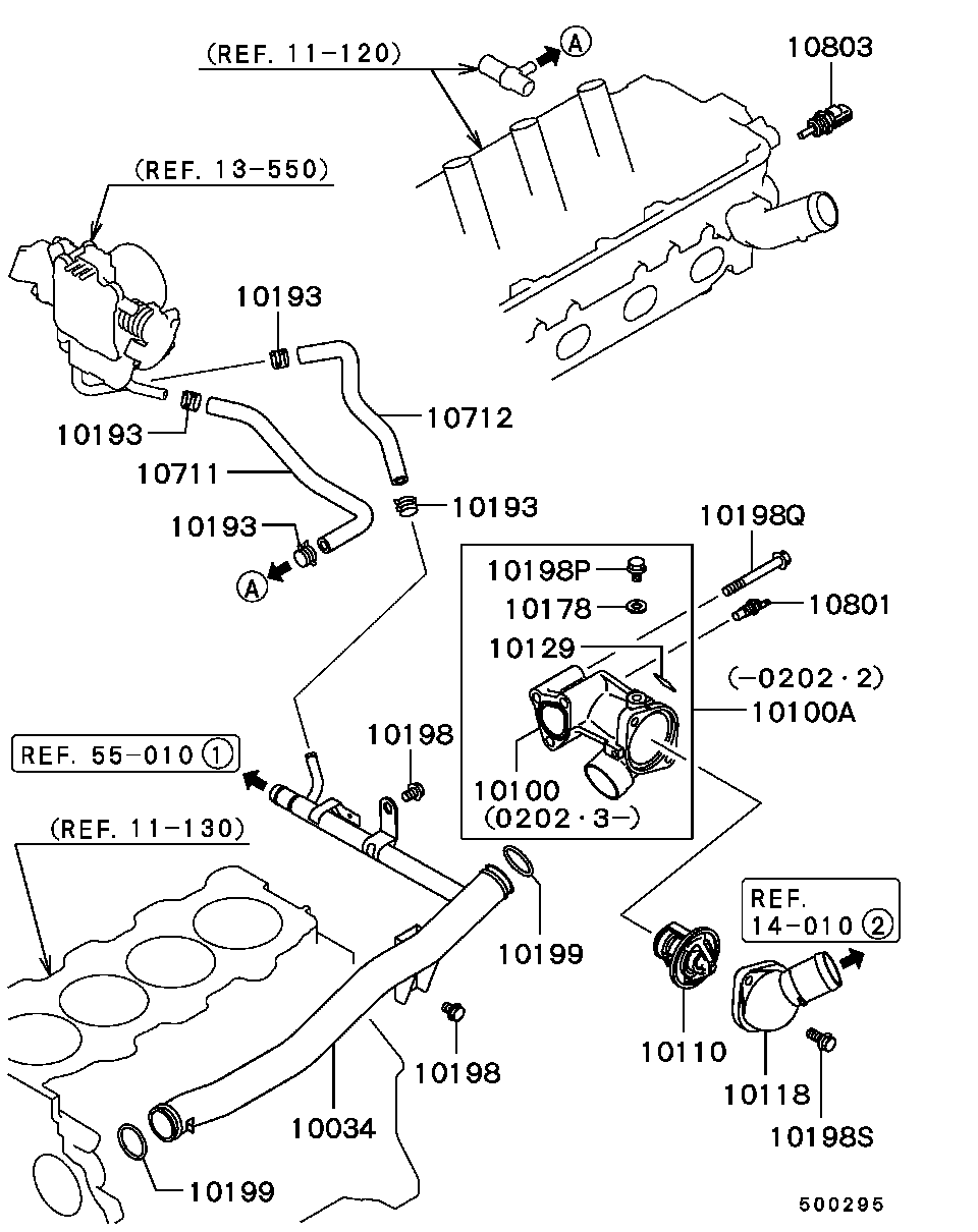 Suzuki MD338234 - Termostat, soyuducu furqanavto.az