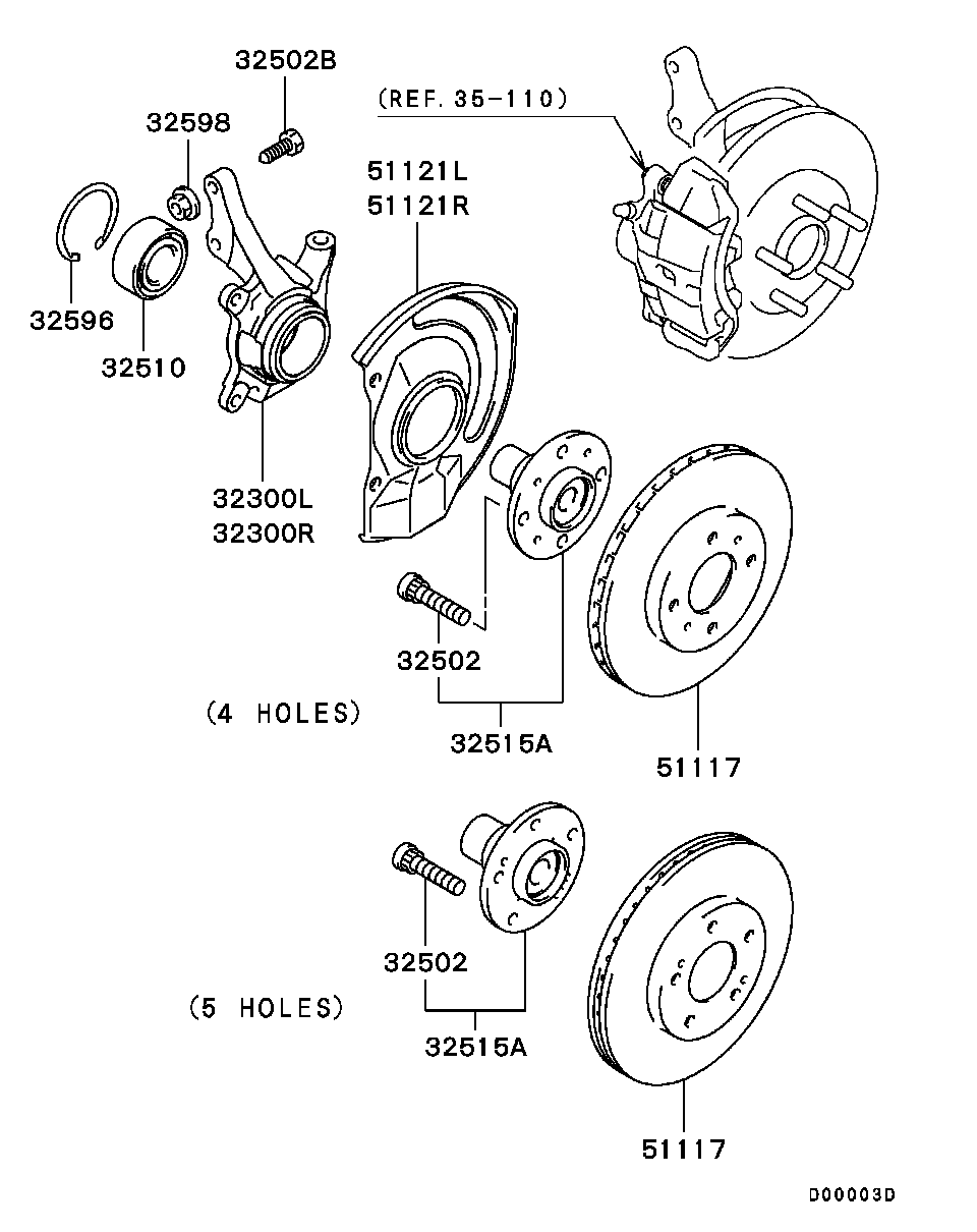 Mitsubishi MR510966 - Əyləc Diski furqanavto.az