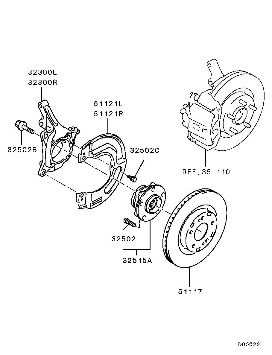 MAZDA MR594979 - Təkər Qovşağı furqanavto.az