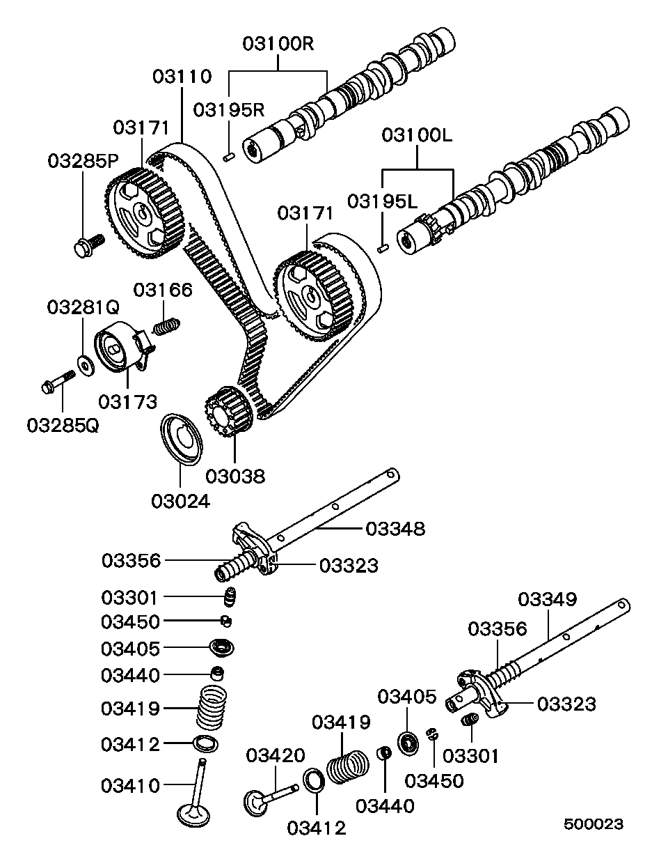 Chrysler MD10 4578 - Gərginlik kasnağı, vaxt kəməri furqanavto.az