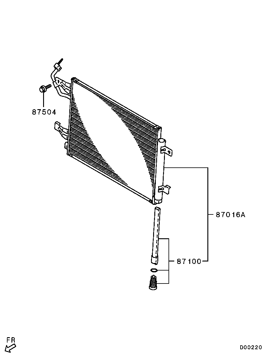 OM MR568975 - Kondenser, kondisioner furqanavto.az