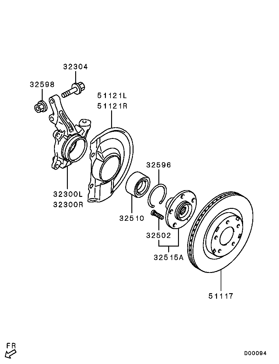 Mitsubishi 4615A159 - Əyləc Diski furqanavto.az