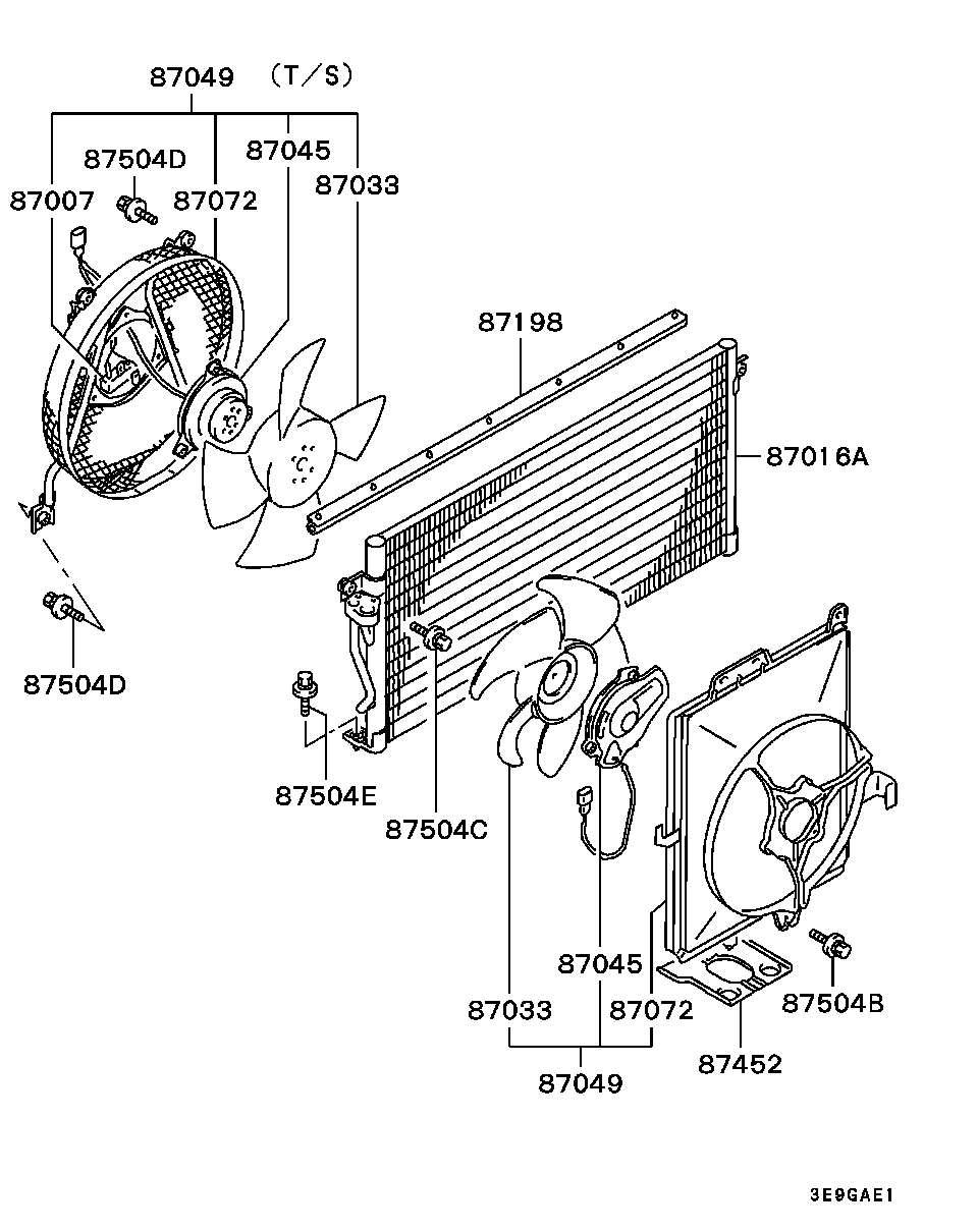 Proton MB657968 - Kondenser, kondisioner furqanavto.az