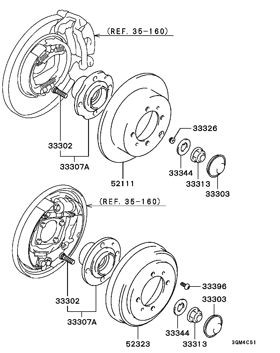 Mitsubishi MB58 4329 - Təkər dirəyi furqanavto.az