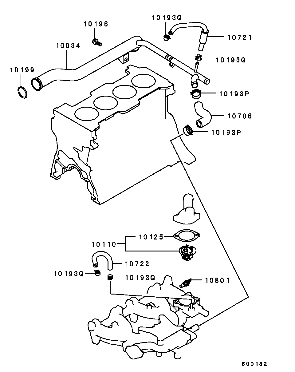 Mitsubishi MD99 7604 - Termostat, soyuducu furqanavto.az