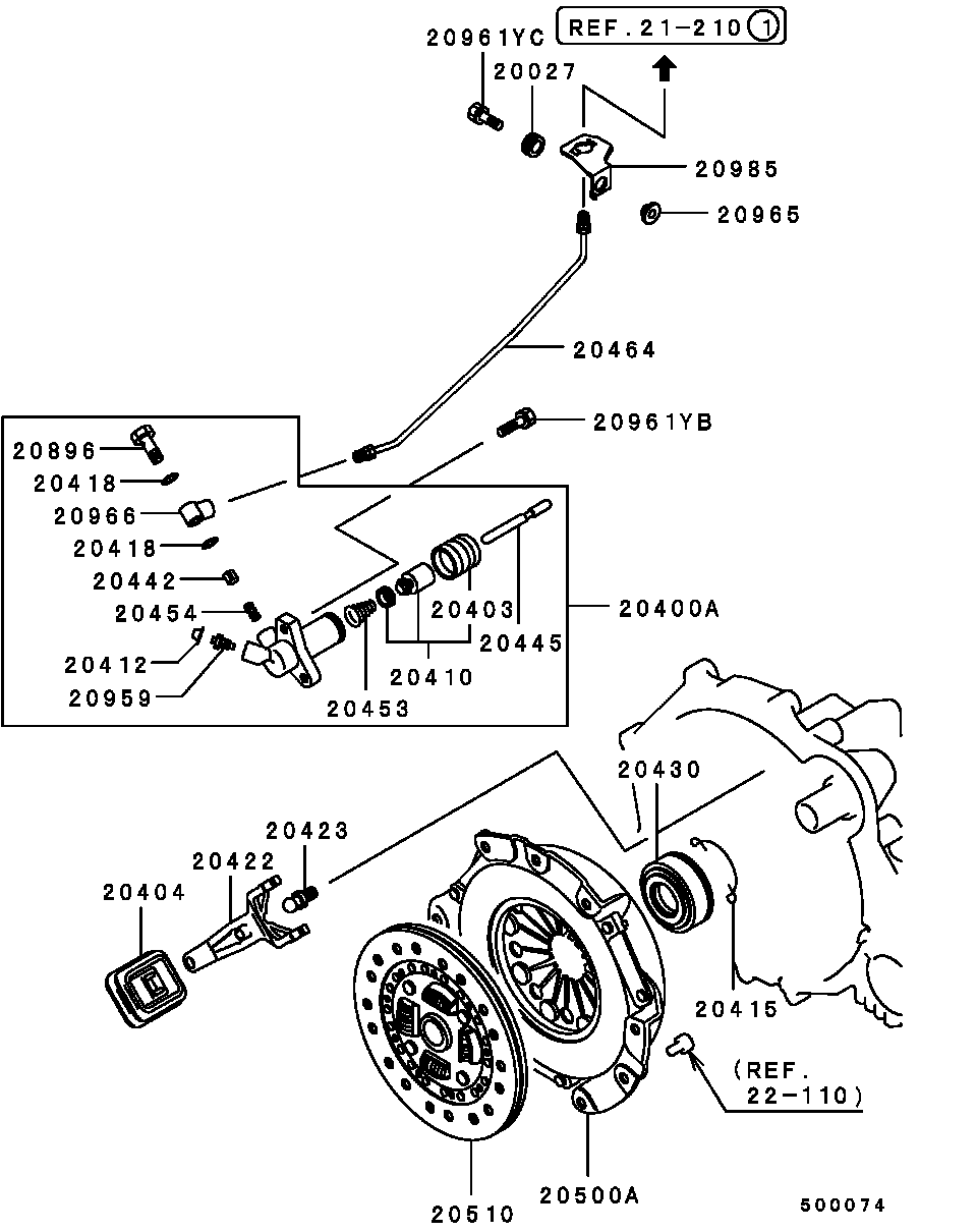 Daihatsu MD735733 - Debriyaj təzyiq lövhəsi furqanavto.az