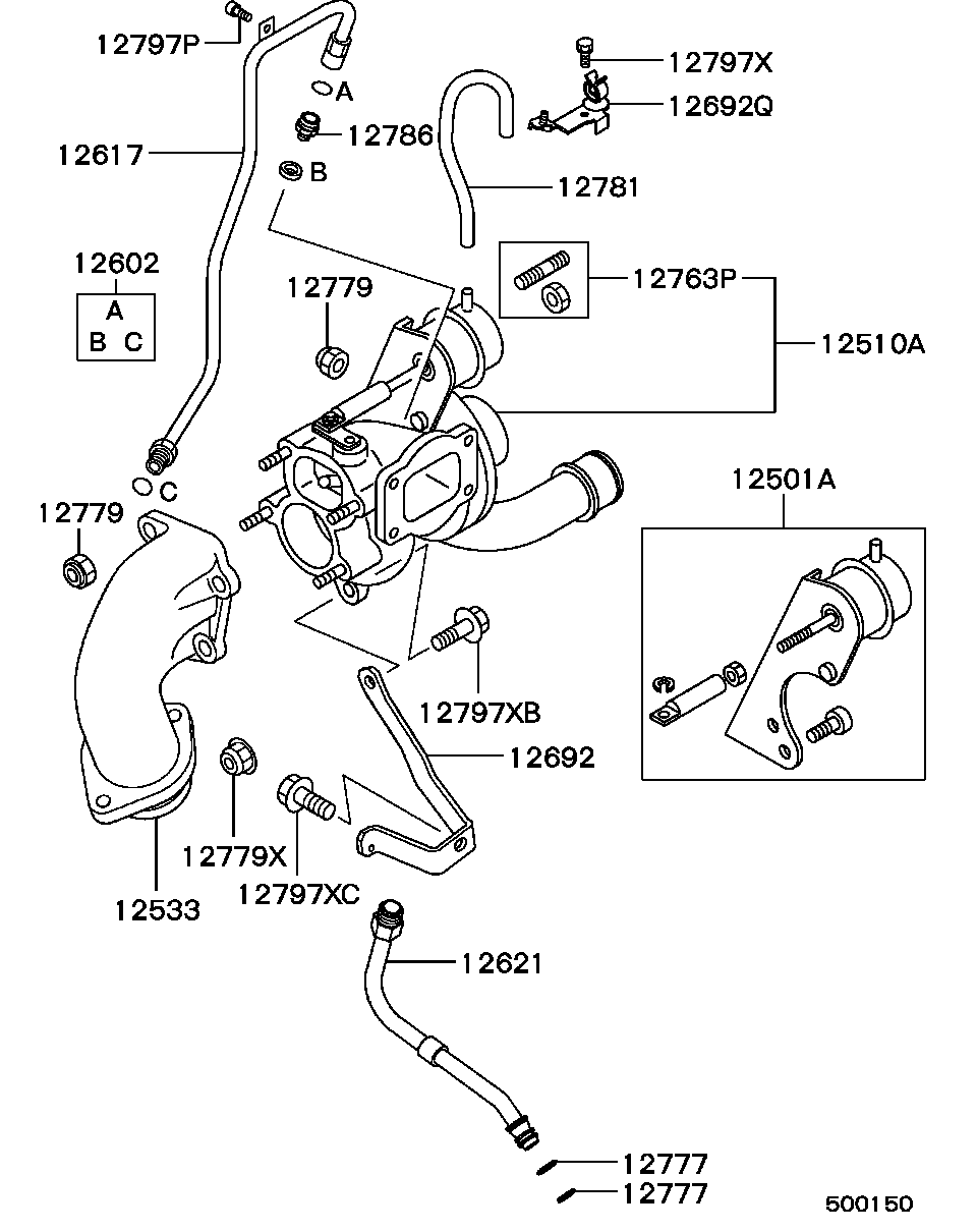 AUDI M345307 - Qoz, egzoz manifoldu furqanavto.az