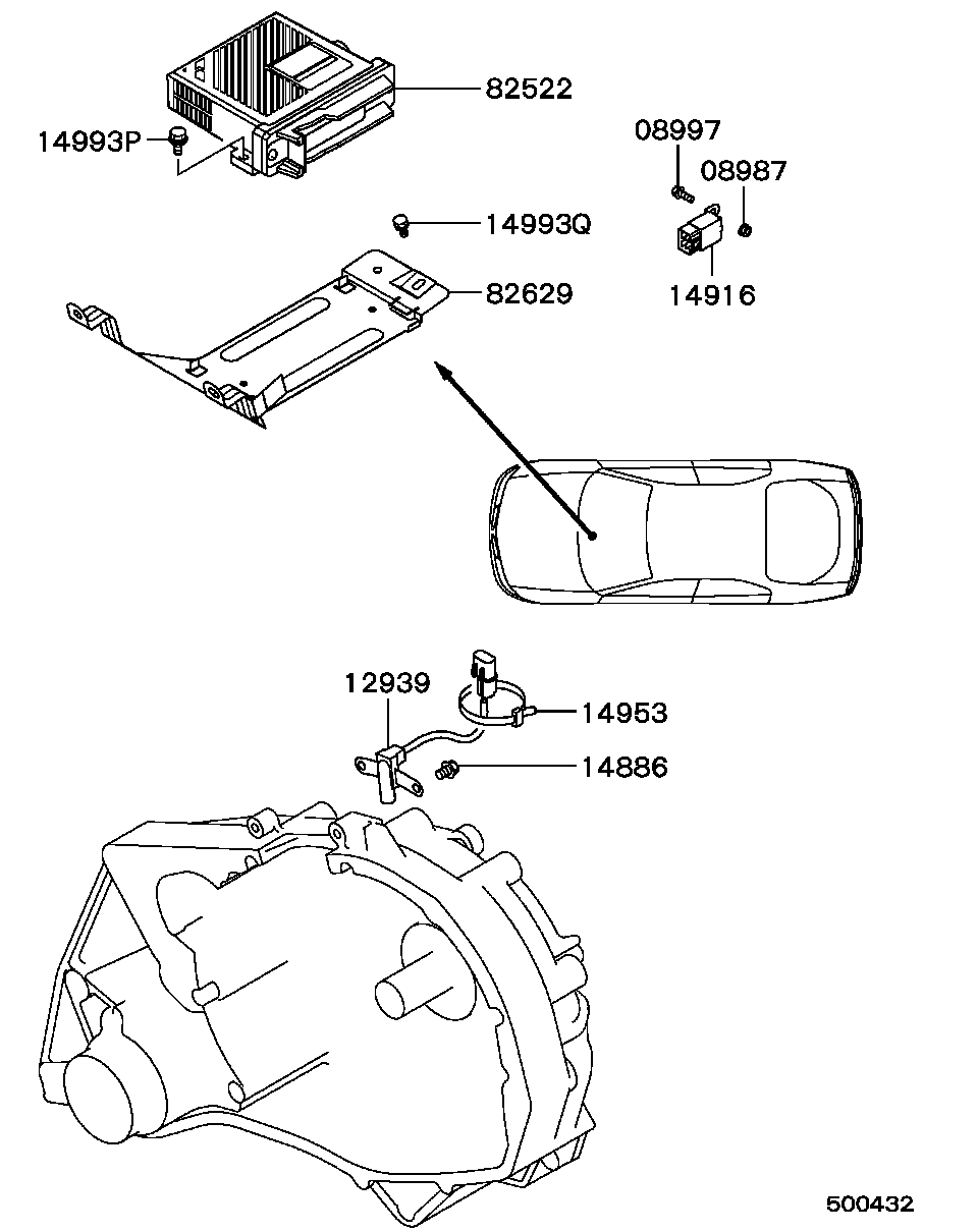 EFI Automotive MD321888 - SENSOR,ENG SPEED furqanavto.az