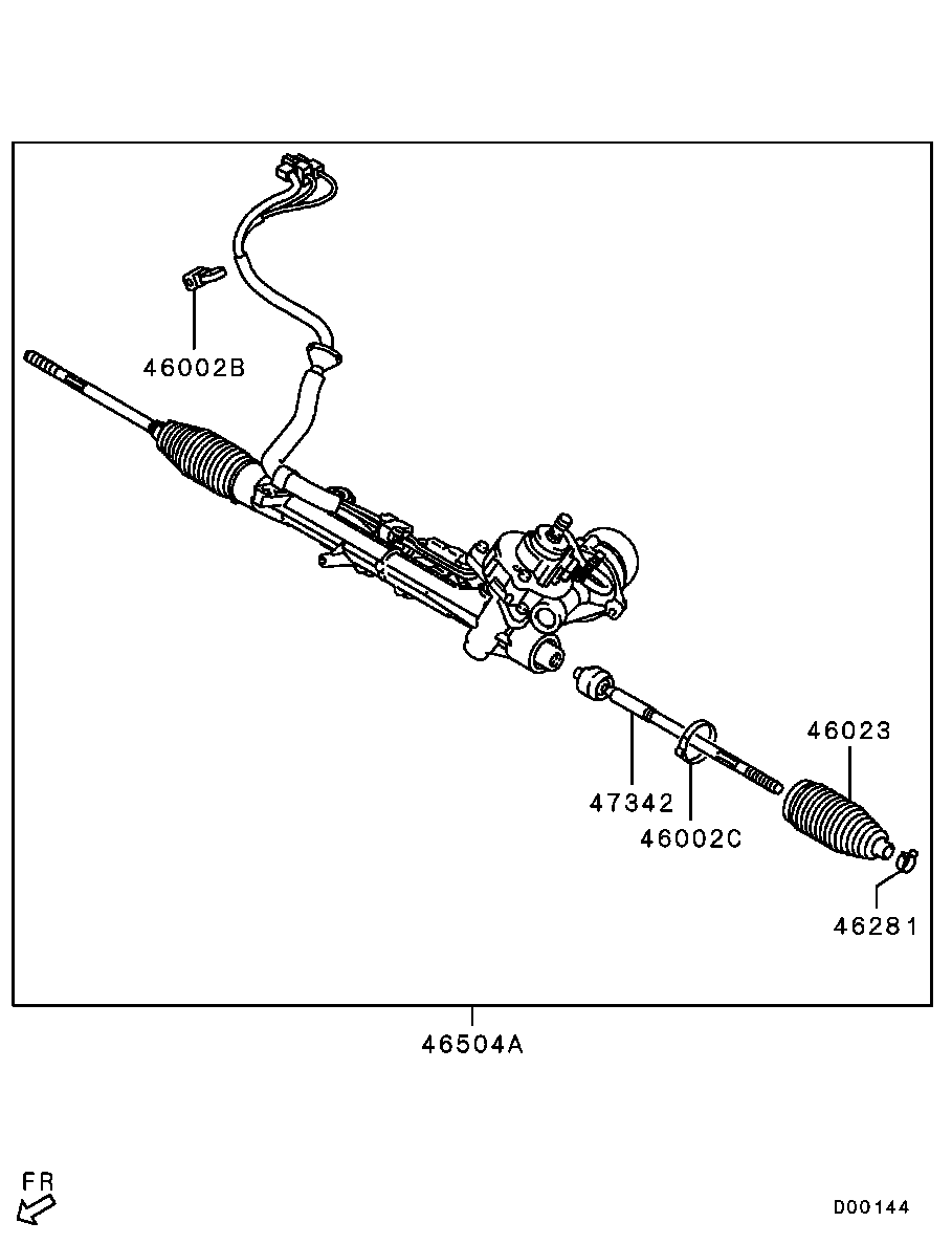 TOYOTA 4422A048 - TIE ROD,STEERING furqanavto.az