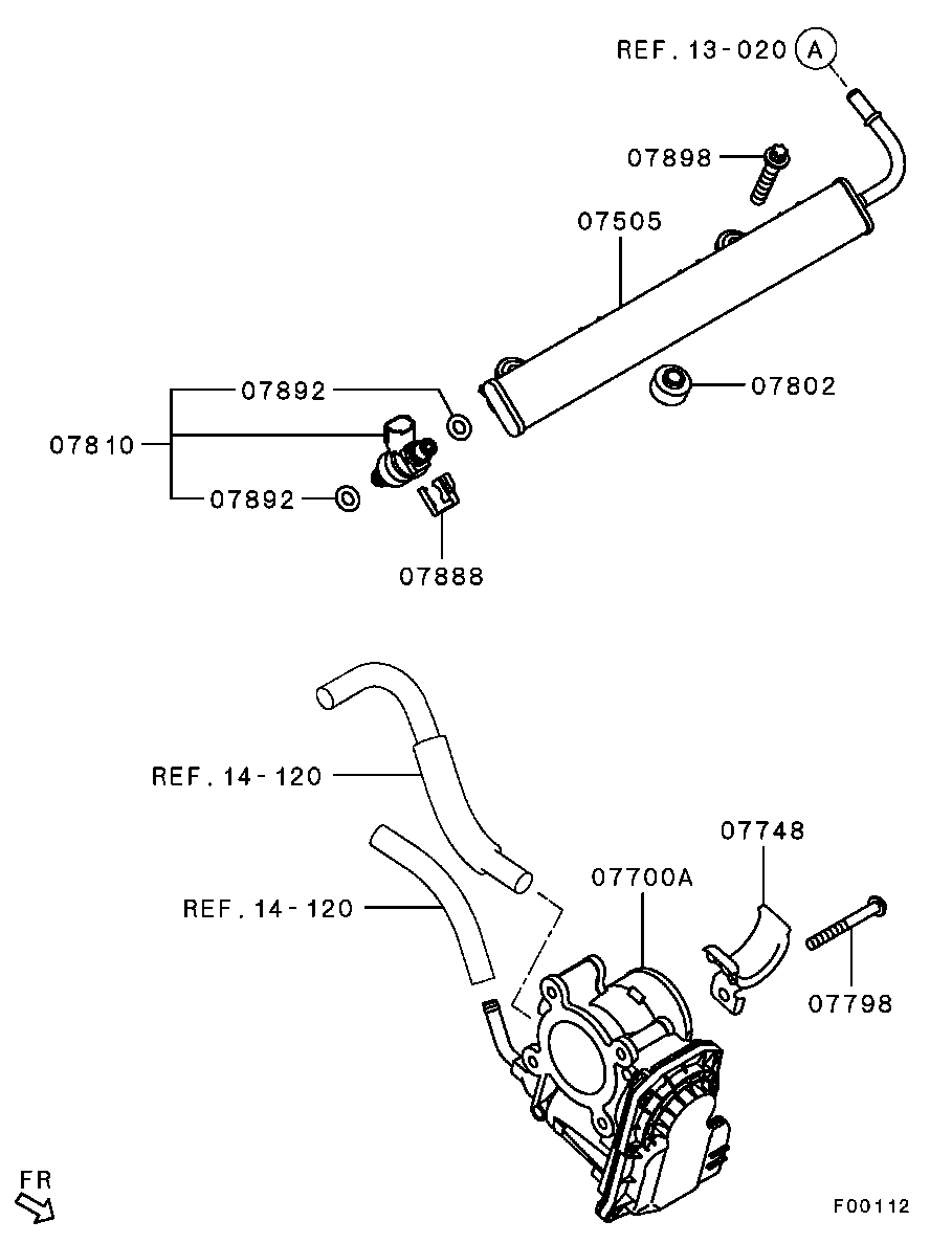 Mitsubishi MN195496 - Conta, suqəbuledici manifold furqanavto.az