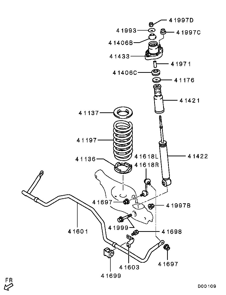 Jeep MN184194 - Çubuq / Strut, stabilizator furqanavto.az