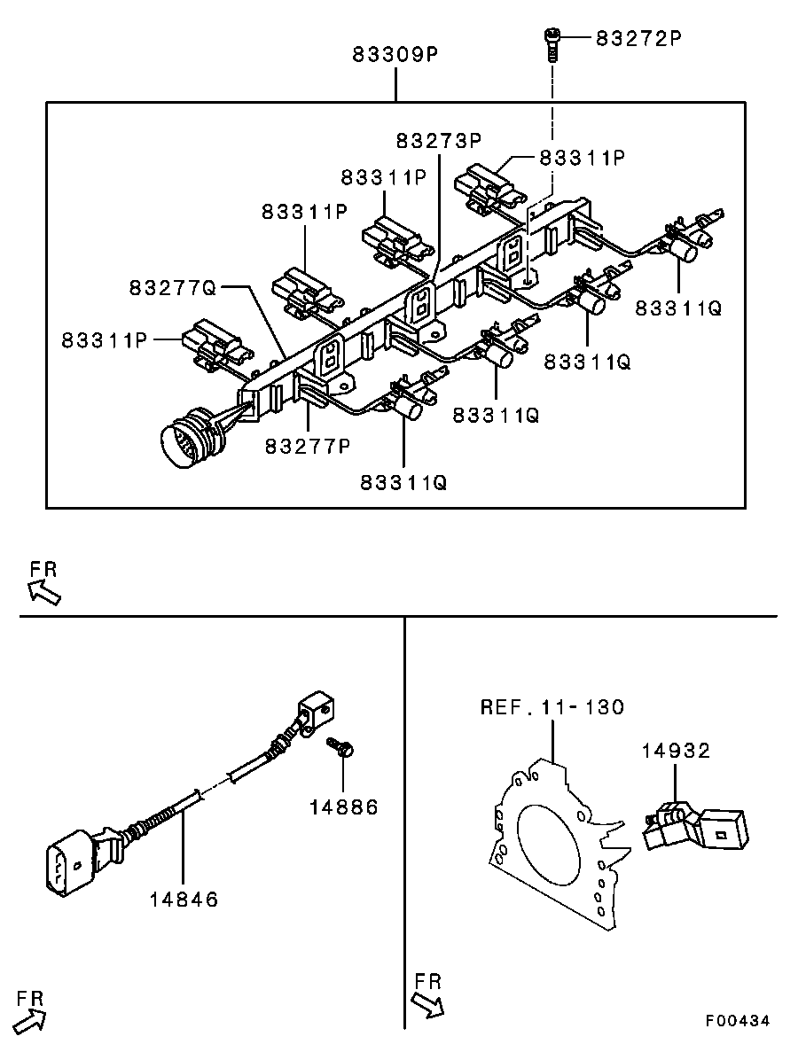 Mitsubishi MN980249 - Sensor, krank mili nəbzi furqanavto.az