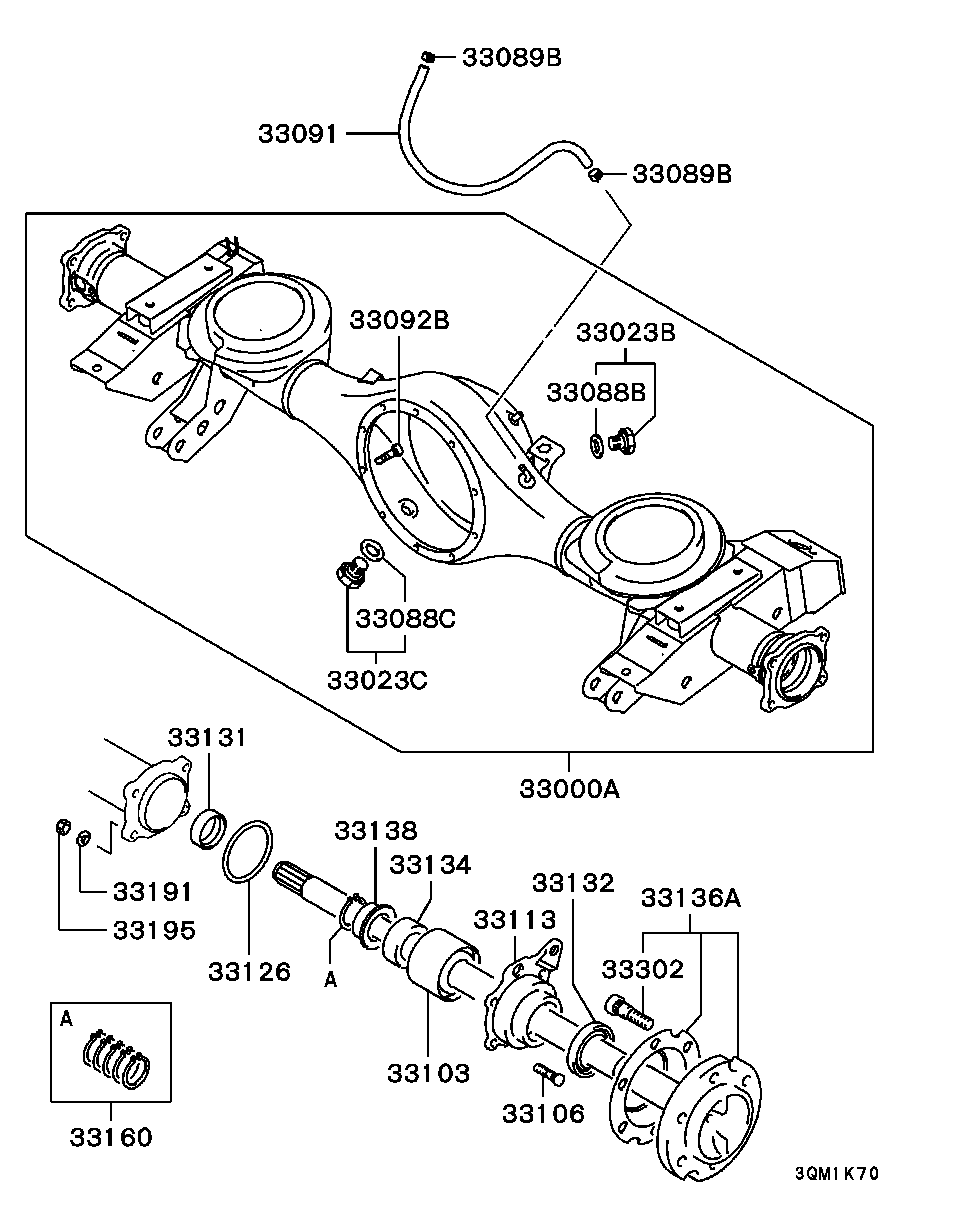 Fuso MB664611 - Təkər yatağı furqanavto.az