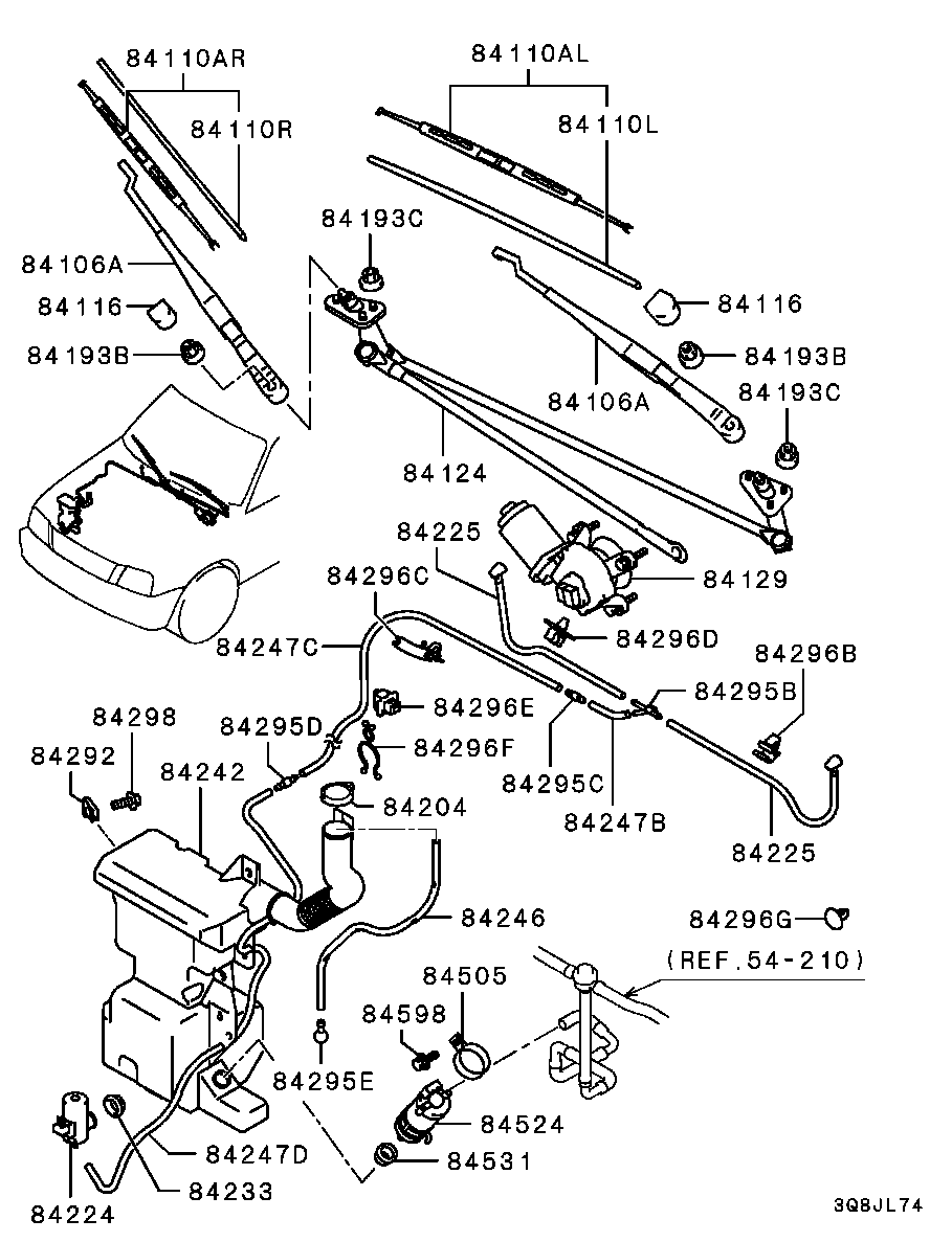 Mitsubishi MR300879 - Sülən Bıçağı furqanavto.az