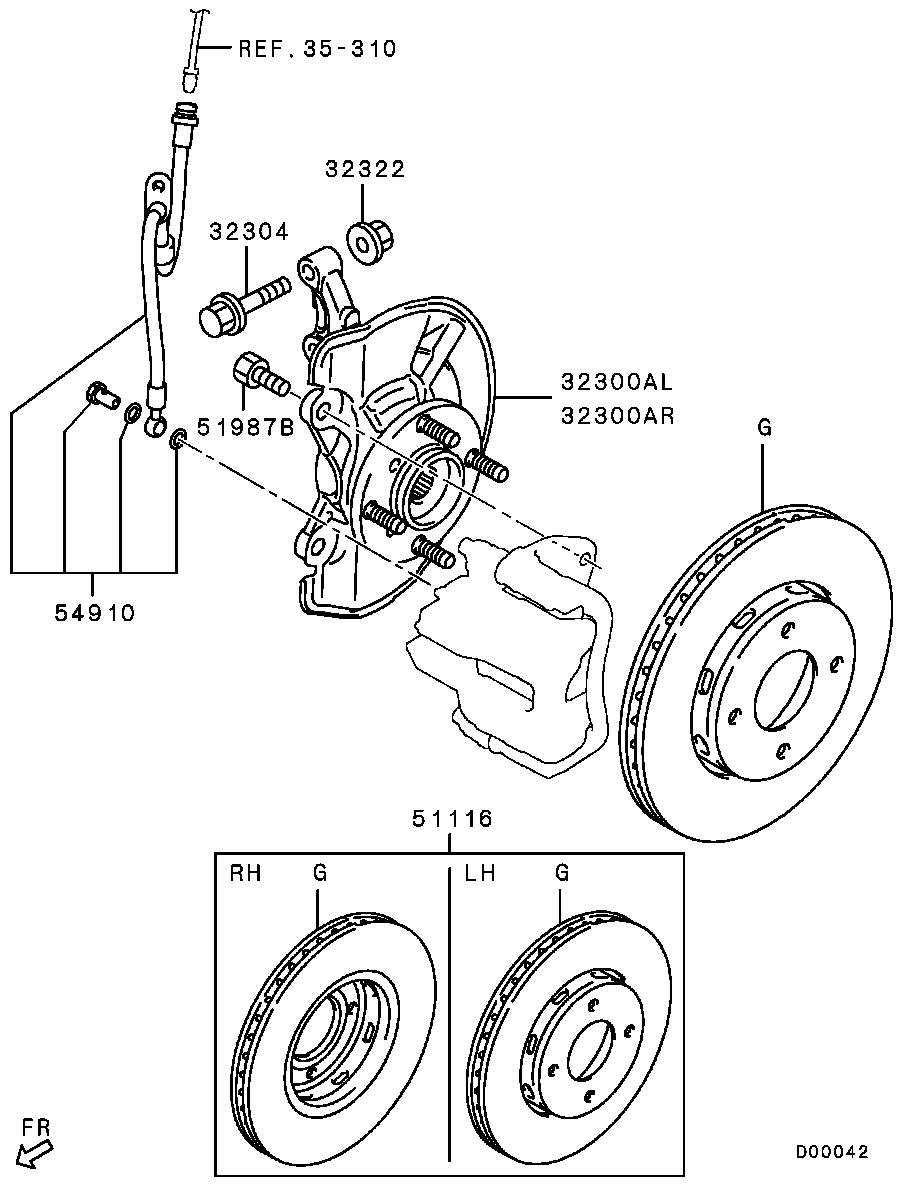 Mitsubishi 4605A180 - Əyləc Diski furqanavto.az