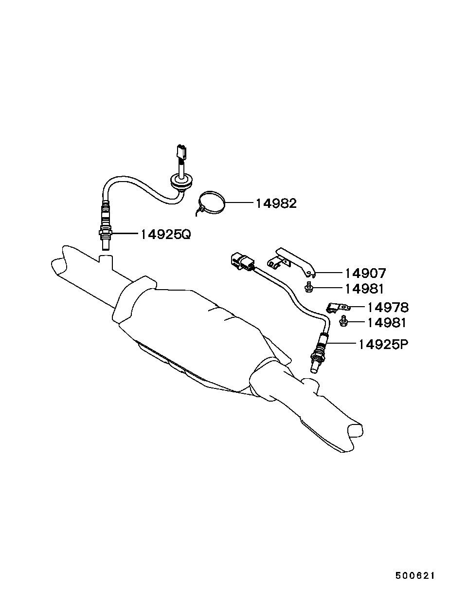 Mitsubishi MD348512 - Lambda Sensoru furqanavto.az