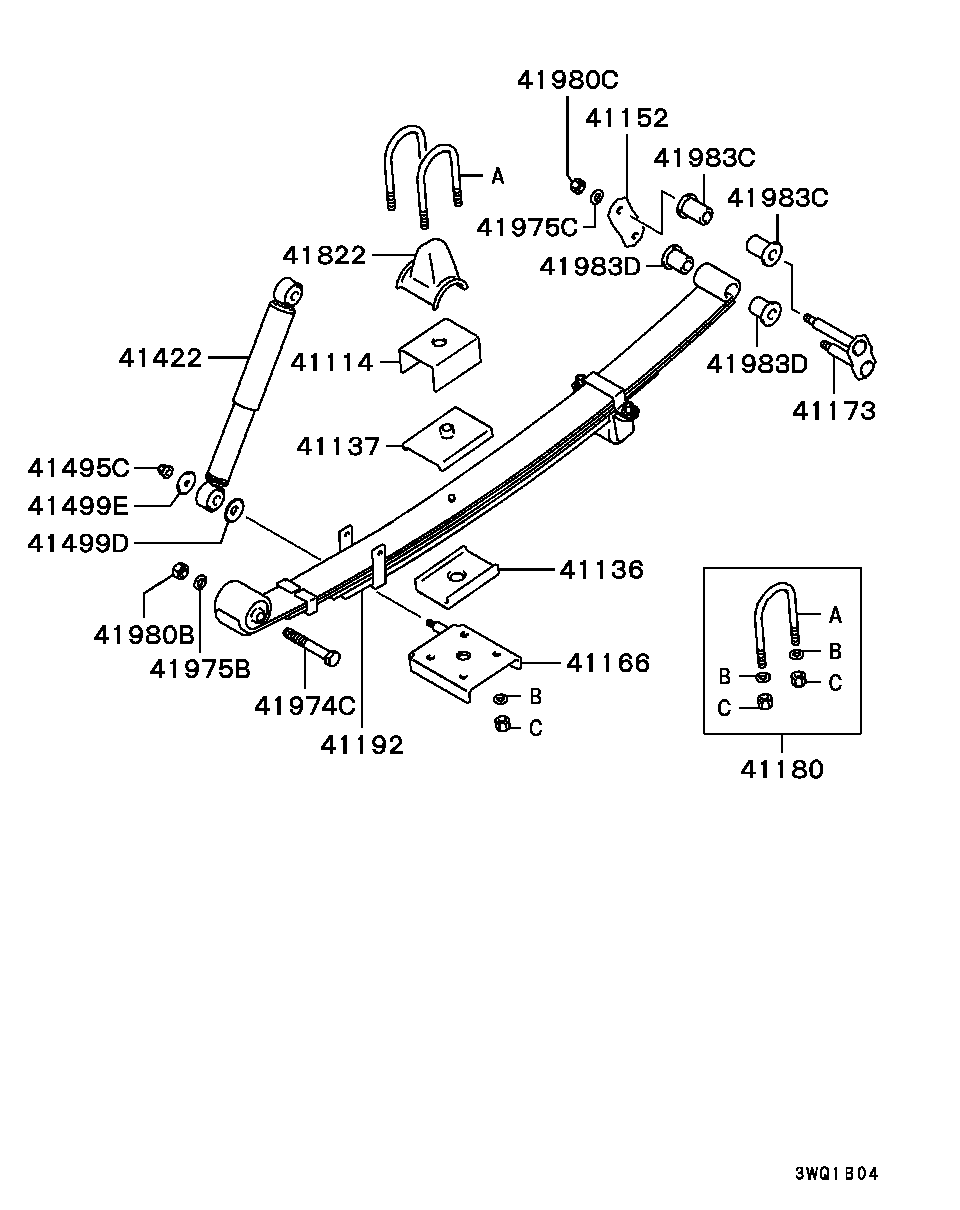 TOYOTA MR151565 - Amortizator furqanavto.az