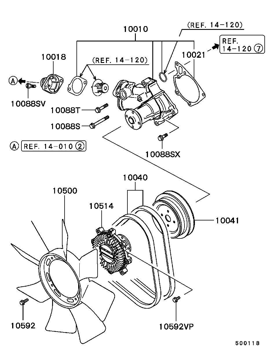 Chrysler MD972001 - Su nasosu furqanavto.az