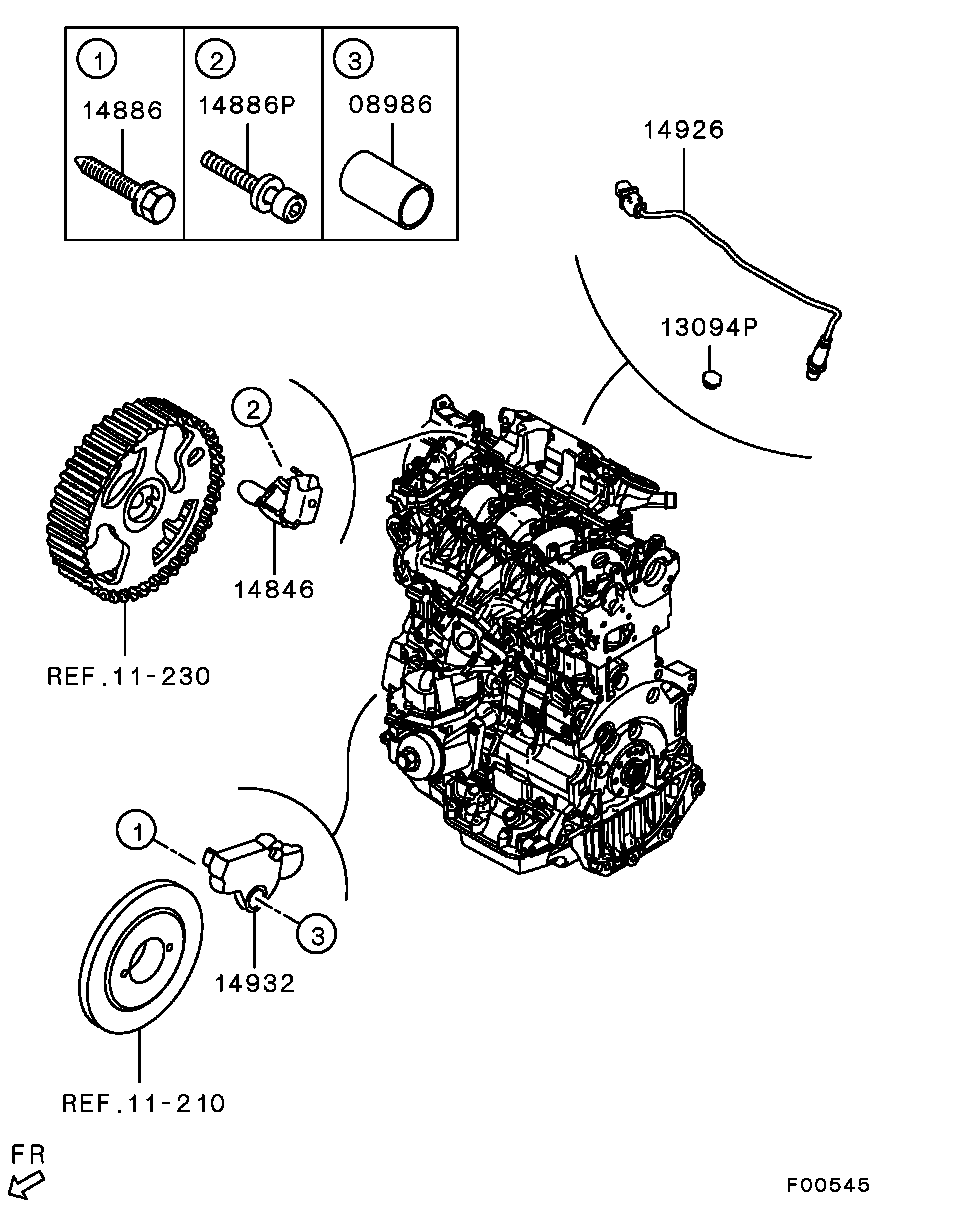 Mitsubishi MN982271 - Sensor, eksantrik mili mövqeyi furqanavto.az