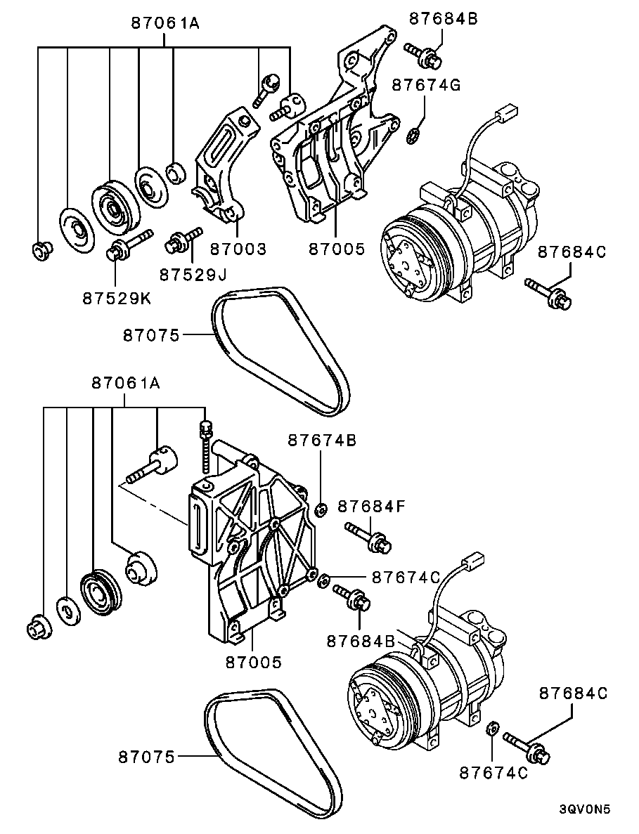 Mitsubishi MR148321 - V-kəmər furqanavto.az