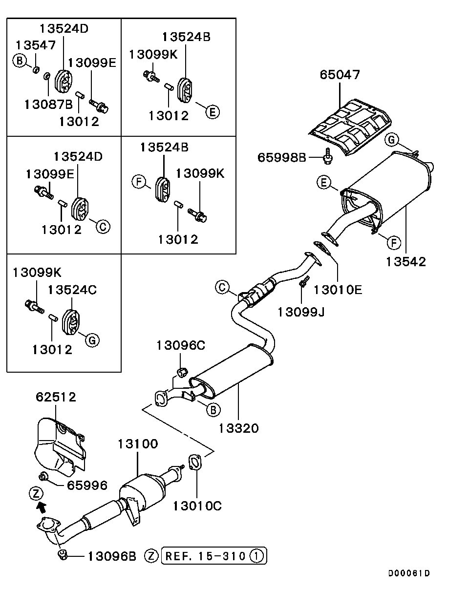 Mitsubishi M862144 - Dəstək kol, stabilizator furqanavto.az