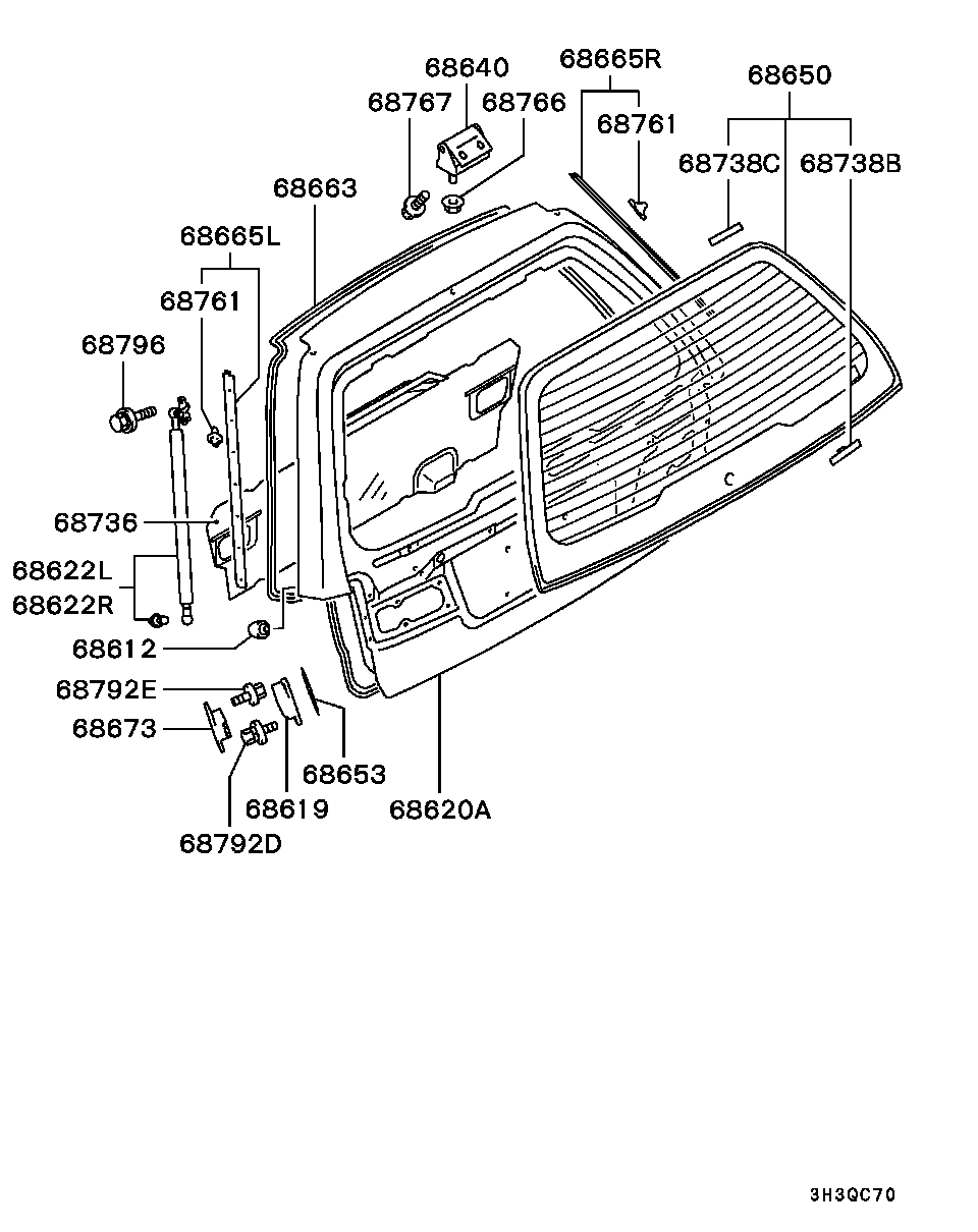 Mitsubishi MR 349 194 - Qazlı bulaq, baqaj, yük yeri furqanavto.az