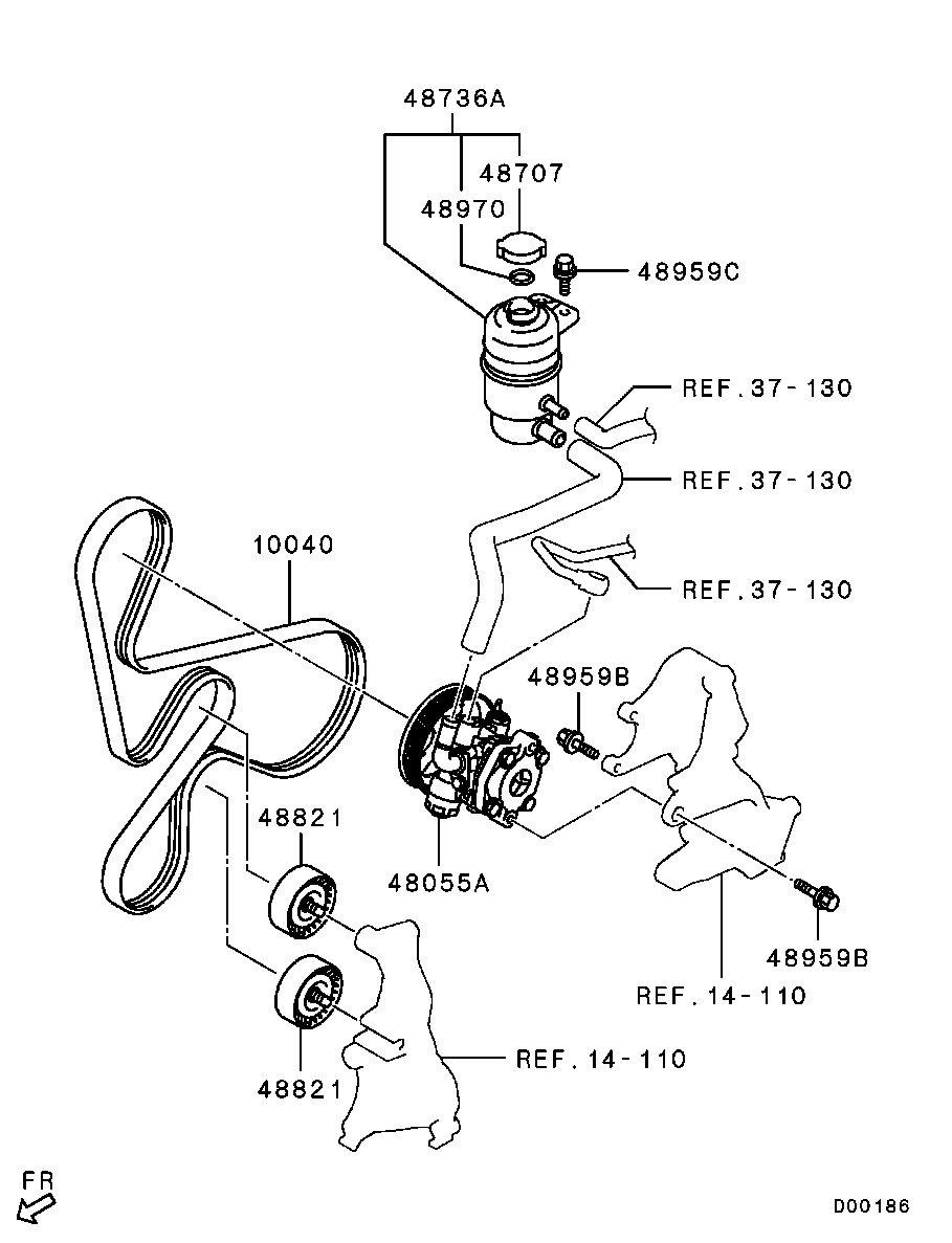 Jeep 4451A090 - V-yivli kəmər furqanavto.az