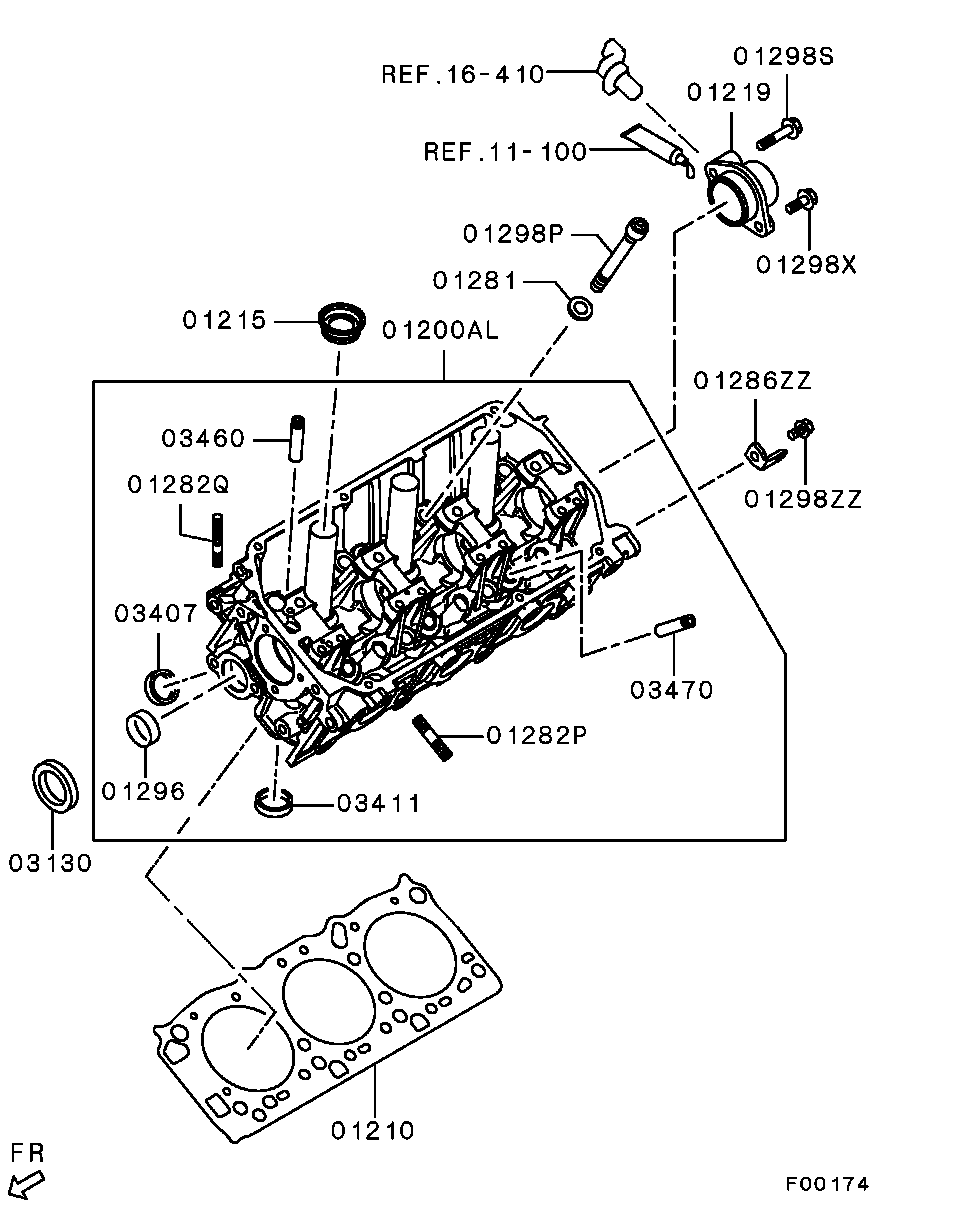 Mitsubishi MD-372536 - Vil möhürü, eksantrik mili furqanavto.az