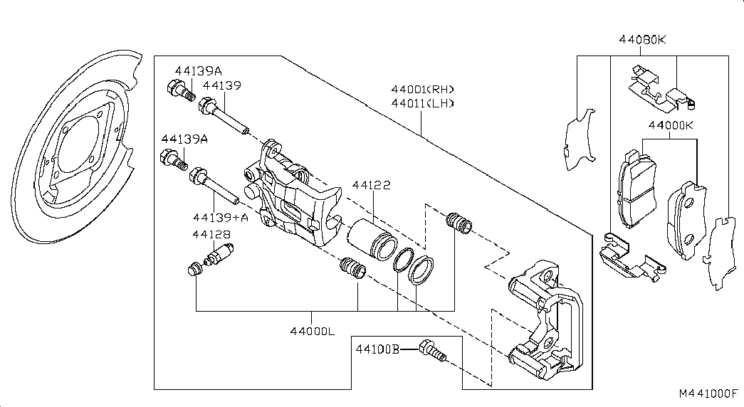 NISSAN 44060-EB325 - NAKLADKA ARXA furqanavto.az