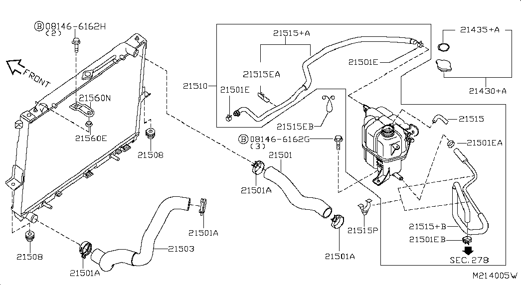 NISSAN 214302J600 - Mühürləmə qapağı, radiator www.furqanavto.az