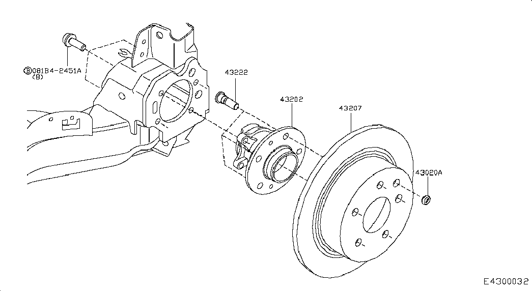 NISSAN 43206 4EA0B - Əyləc Diski furqanavto.az