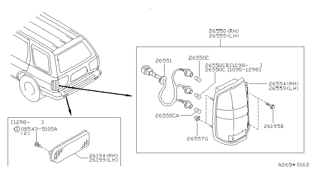 NISSAN 26717-89970 - Lampa, gündüz işləyən işıq furqanavto.az