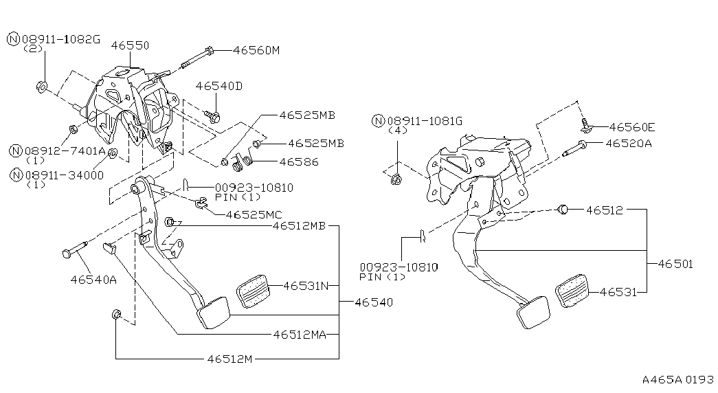 NISSAN 08912-7401A - Çubuq / Strut, stabilizator furqanavto.az