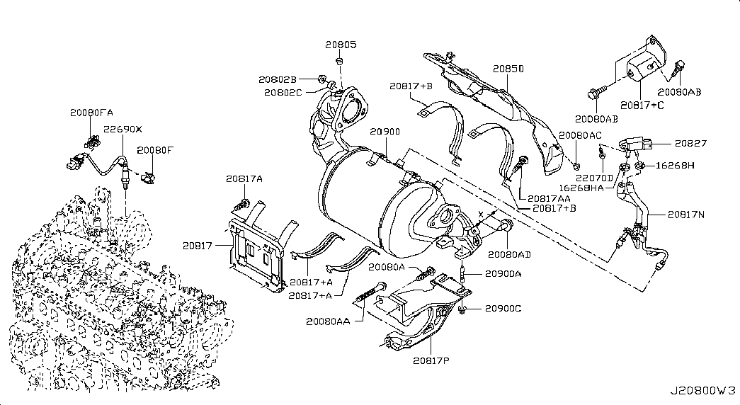 Infiniti 2082700Q0G - Sensor, işlənmiş təzyiq furqanavto.az