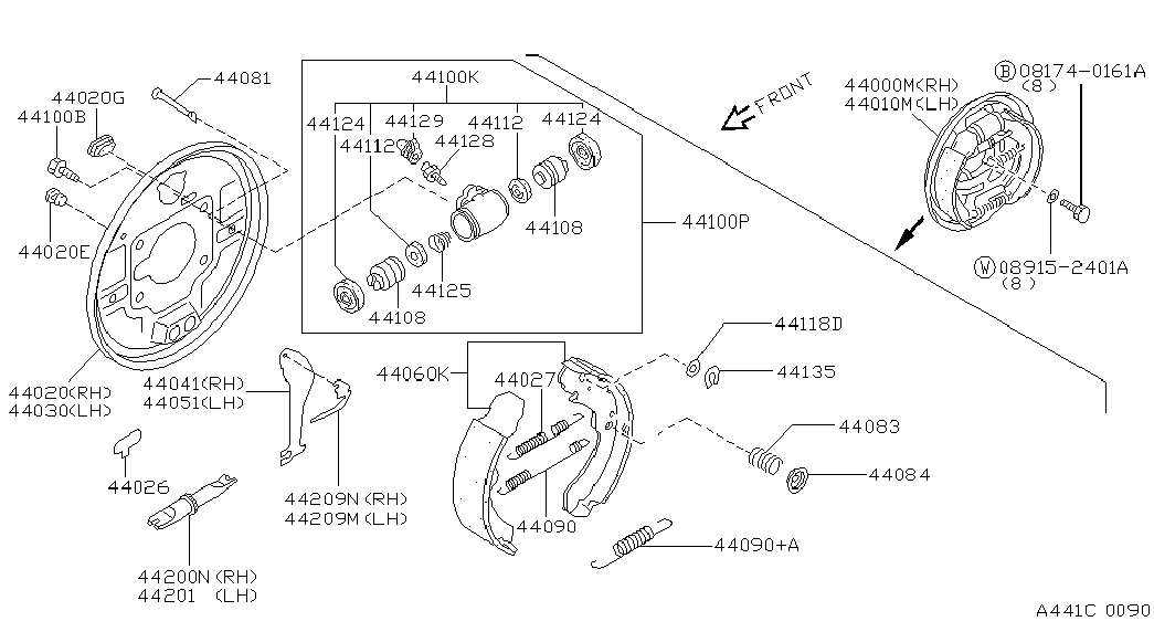 Hyundai 4406070N25 - Əyləc Başlığı Dəsti furqanavto.az