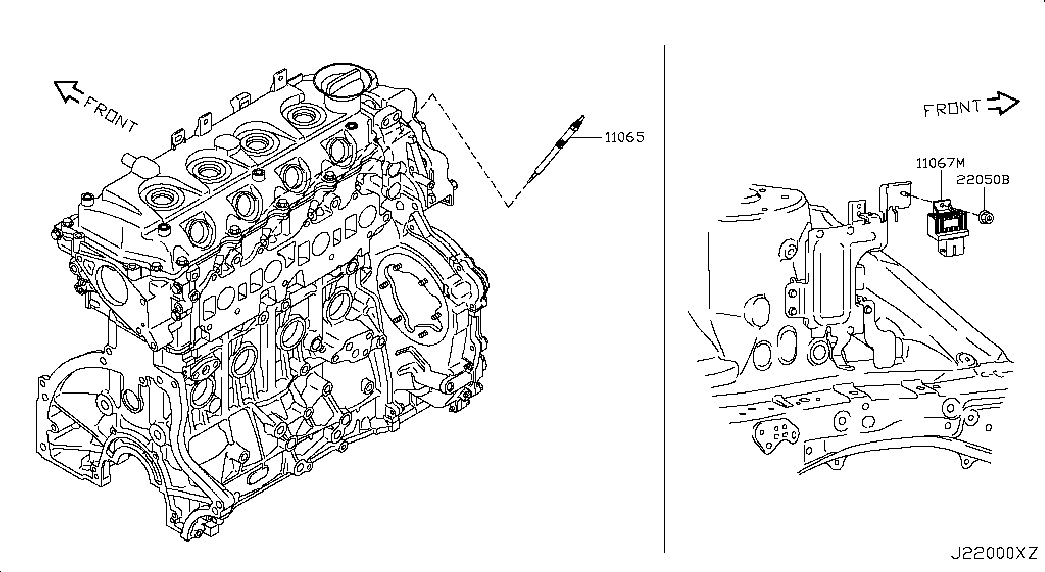 Infiniti 11065-5X00A - İşıqlandırma şamı furqanavto.az