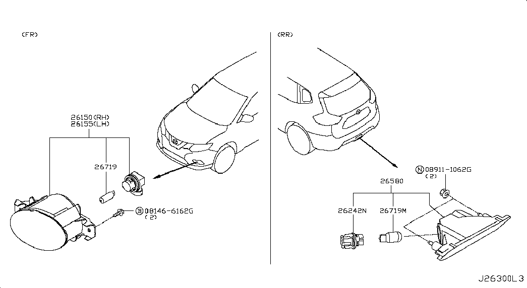 NISSAN B6296-89947 - Lampa, döngə işığı furqanavto.az