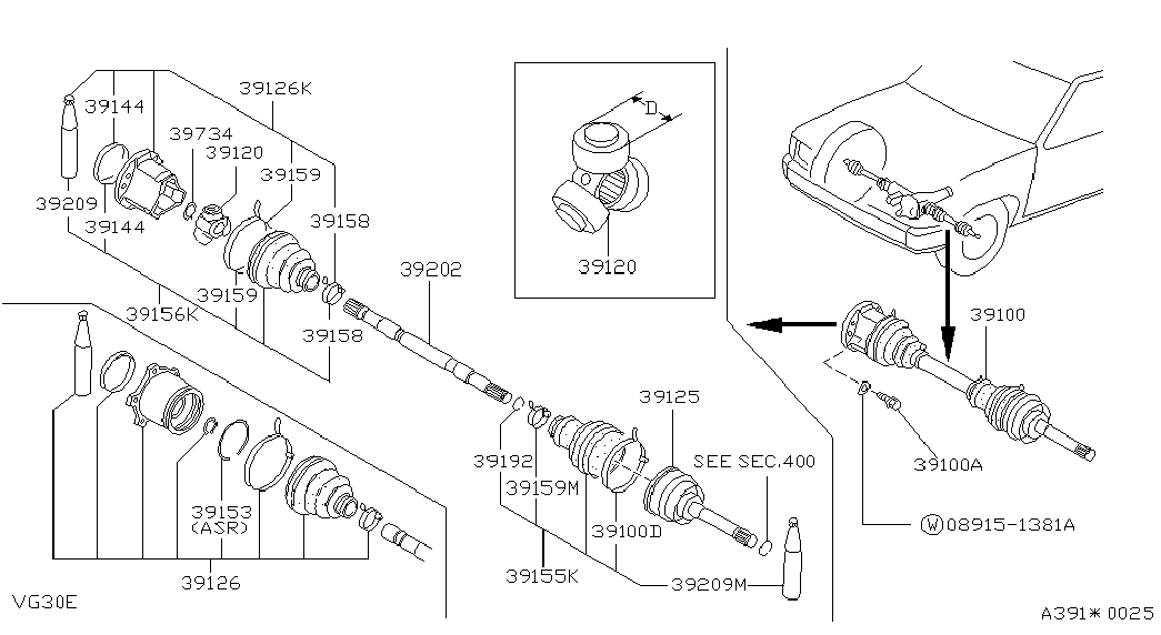 Infiniti 3924131G25 - DUST BOOT KIT-REPAIR,OUTER furqanavto.az