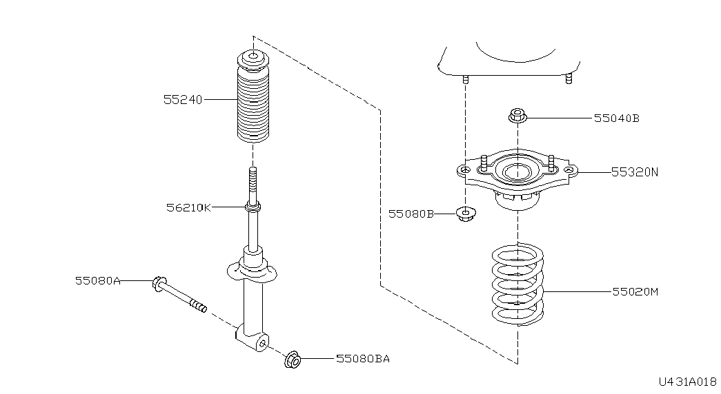 NISSAN 55020-8F815 - Qapaq yay furqanavto.az