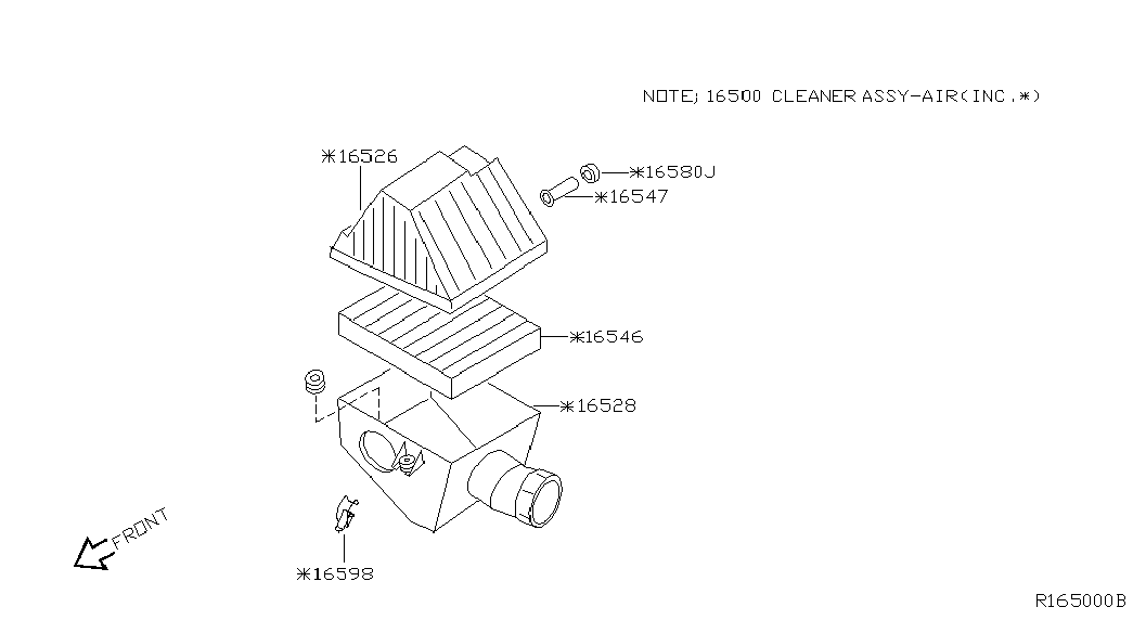 ISUZU 16546V0110 - Hava filtri furqanavto.az