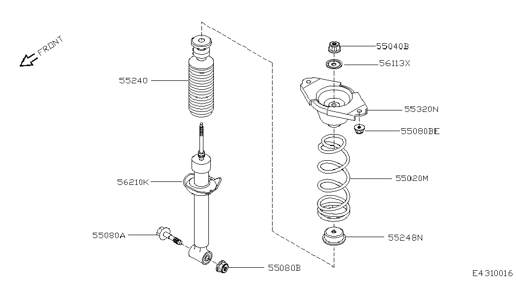 Suzuki 56210BM425 - Amortizator furqanavto.az